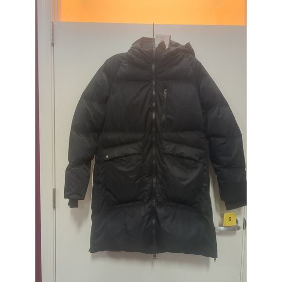 NWT Mondetta Outdoor Project Women's Mid Length Down Puffer Jacket Black, Size S - Picture 1 of 7